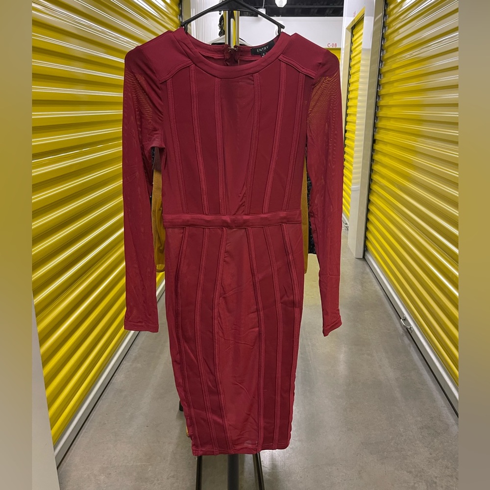 Sexy red dress